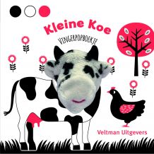  Kleuterboek Vingerpopboekje kleine koe