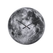 present time Wandklok Moon
