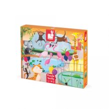 janod Speelgoed Voelpuzzel een dag dierentuin