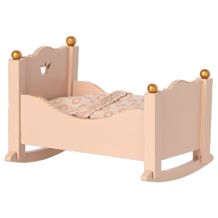 maileg Poppenhuisaccessoire Houten wiegje