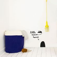  Muursticker Little mouse house